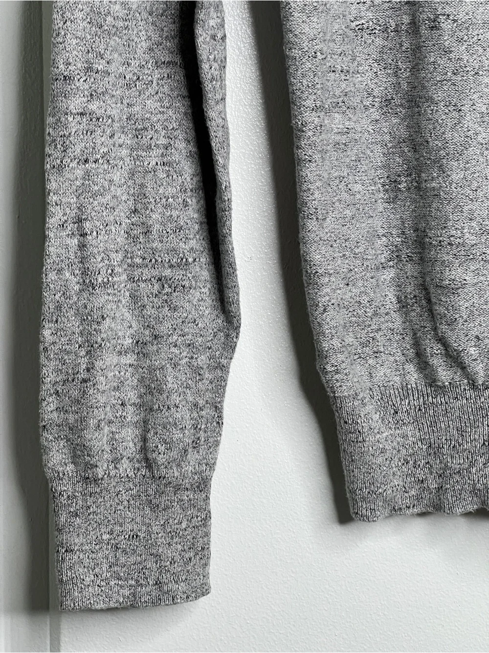 J. Crew 100% Cotton Crew Neck Sweater Gray